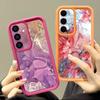 Watercolor Floral Marble Case For Samsung S26 S25 Ultra S24 S23 S22 S21 FE A18 A54 A55 A16 A26 A36 A56 A17 A27 A37 A57 5G Shockproof Bumper Cover