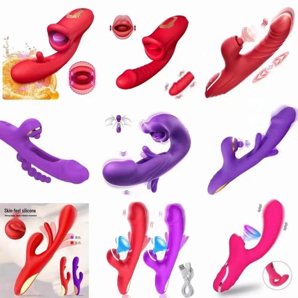 Multi-Frequency Heated Vibration Rod with Dual Motors for Women