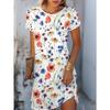 Women's Fashionable Dress, Cute Little Animals and Floral Prints