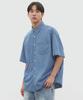 Decet Über Denim Kurzarmhemden Dcsh004Hellblau