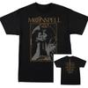 Camiseta da Banda Moonspell Far From God 100% Algodão Camiseta Gráfica Masculina Feminina Verão Streetwear Top