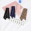 Polka Dot Silk Scarf: Versatile Ribbon for Bags & Ties - Spring & Autumn Korean Style