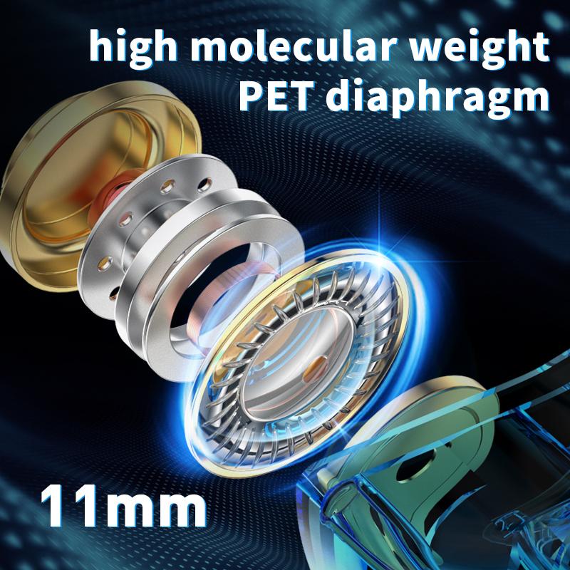 QKZ Hi6T Динамическая проводная гарнитура HiFi Bass 3,5 мм Наушники с HD-микрофоном Наушники с шумоподавлением для звонков и громкой связи