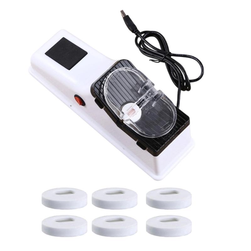 

Professional Electric Blade Sharpener with USB Connection and 6 Grinding Discs Kitchen Accessories Quick Sharpening 1 белый