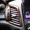 17-20 Avancier Steering Wheel Air Vent Carbon Fiber Peach Wood Interior Trim
