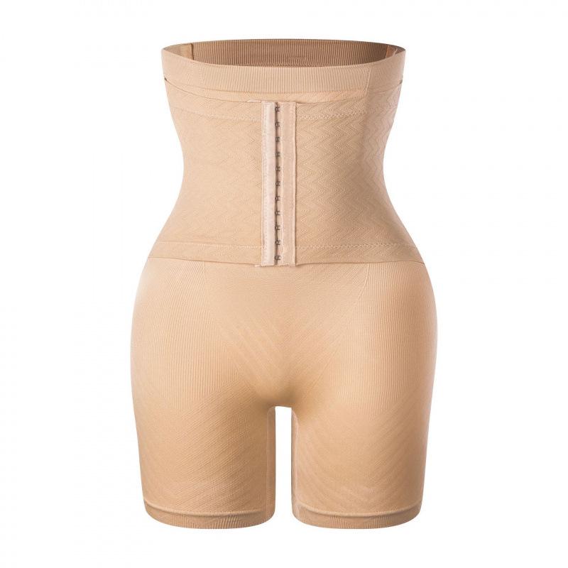 Reinforced Buckle Tummy Control Butt-Lifting Slimming Pants for Women