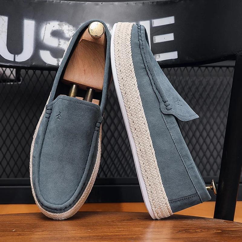 Fashion Dropshipping Canvas Sneakers Men Sport Casual Shoes for Men Summer Slip on Loafers Men man Chunky Comfortable Walking Shoes Male