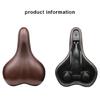 PU Leather Bicycles Saddles Cycling Cushion Road Bike Saddles Pad Nonslip Bike Cushion Shock Absorption Seat Pad