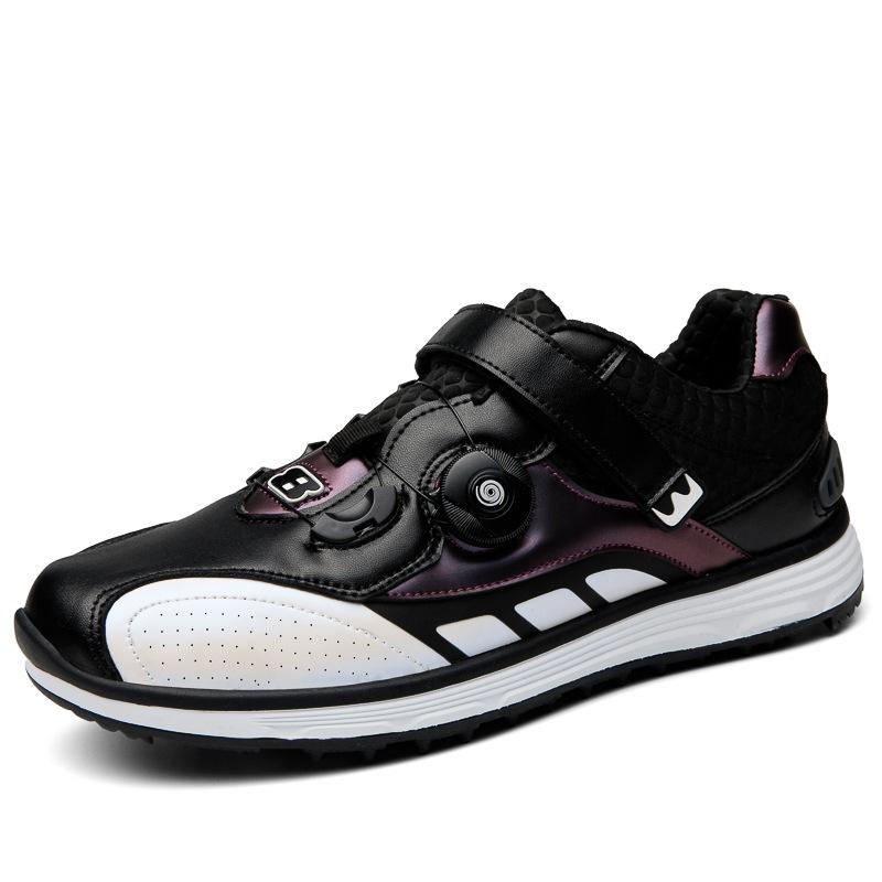 Professional golf shoes spring and summer new rotating button shoelaces slippery fashion grass training shoes men