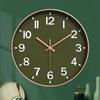 Living Room Silent Wall Clock Simple and Popular Fashion Clock Wall Mounted Household 3D Digital 12 Inch 30CM Digital Wall Clock