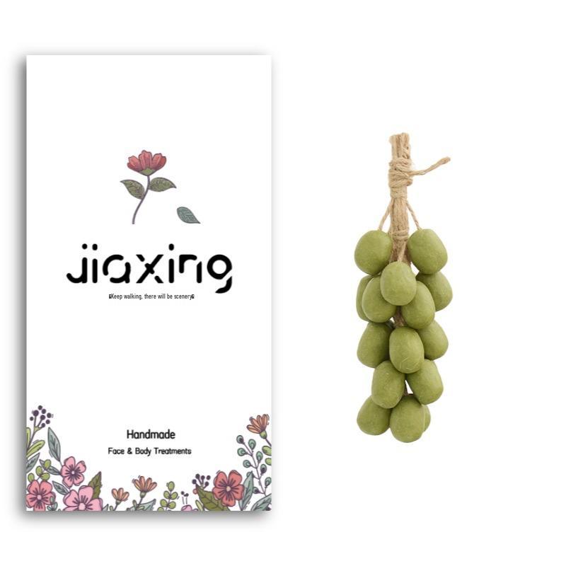 Green Grape Handmade Soap Pendant: Long-lasting Fragrance Souvenir for Bath and Birthday