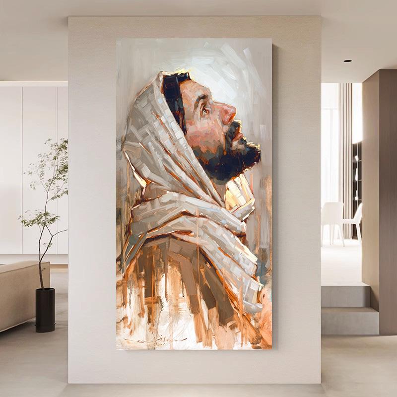 Holy Light Leader Christ Jesus Wall Art Canvas Painting Nordic Posters And Prints Wall Pictures For Living Room Home Decoration