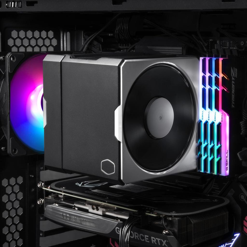Cooler Master Hyper 612 APEX CPU Cooler with Dual "Mobius 120P" Fans, Compact Design [MAP-T6PN-225PK-R1]