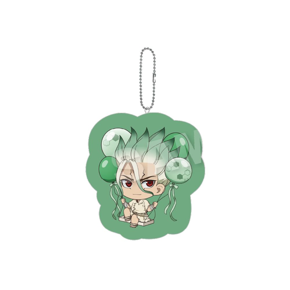

STONE Senku Ishigami Barunko Cushion Keychain Dr.