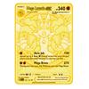 NEW Metal Card 10000 Points Arceus Charizard Super Card Golden English Mewtwo Vmax GX EX Anime Collection Card Gift