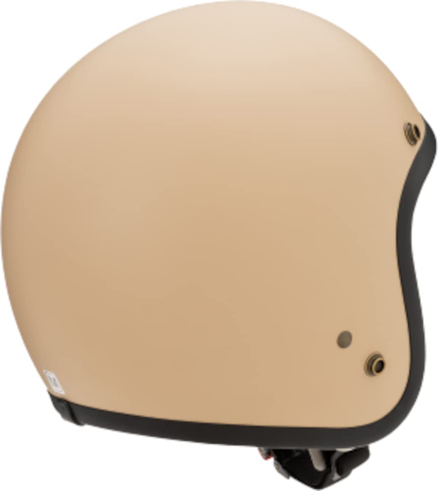 Value for Money and Yamashiro Helmet Motorcycle Jet Helmet Vintage Mocha XL Size Fits All Removable Inner Asian [YH Series Trust] YH-001 Brown,