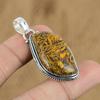 Gift For Her 925 Sterling Silver Natural Mariam Jasper Gemstone Jewelry Pendant