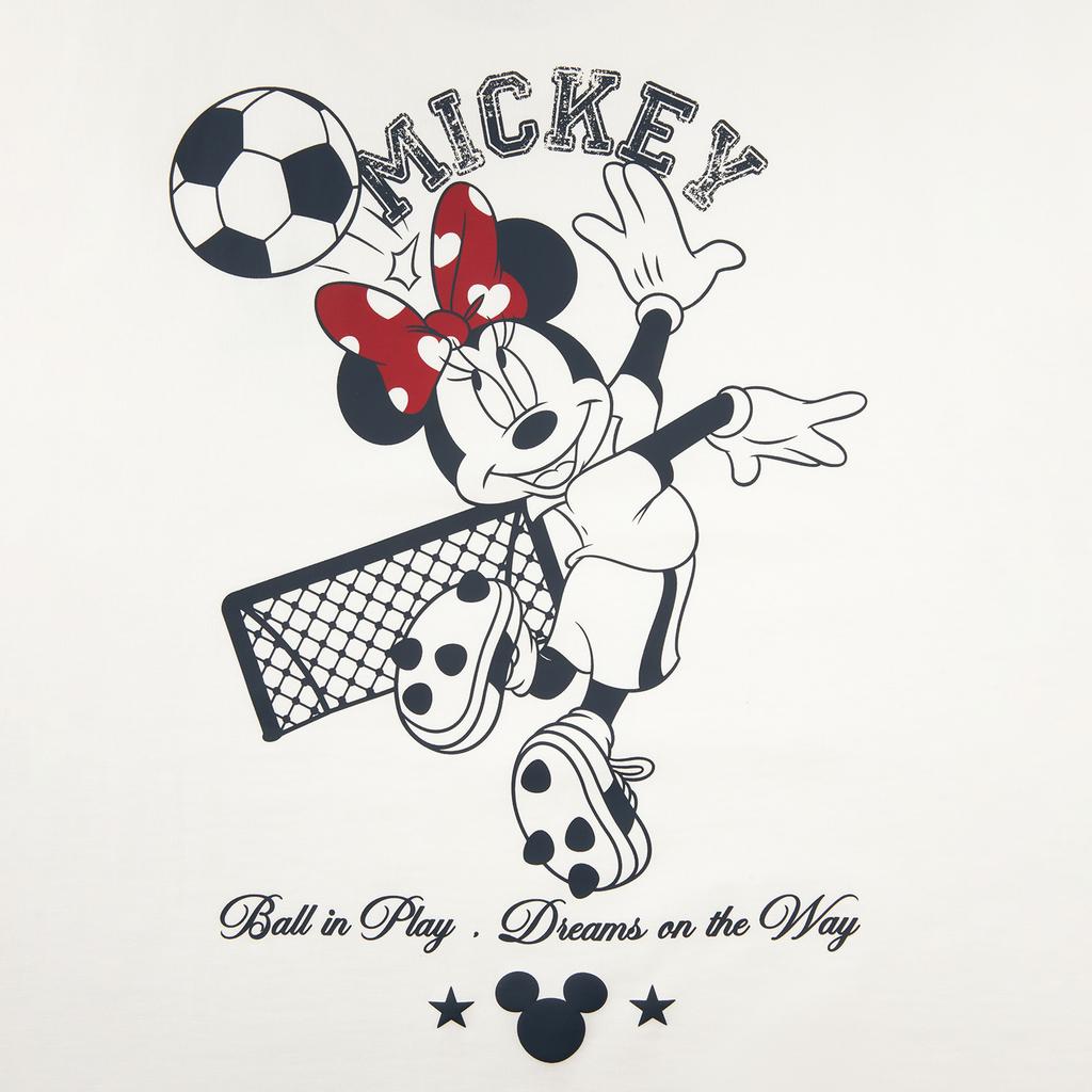 Li Ning Disney Collaboration Series Loose Fit Round Neck Graphic Print Letter T-Shirt Women tops AHSW652-1