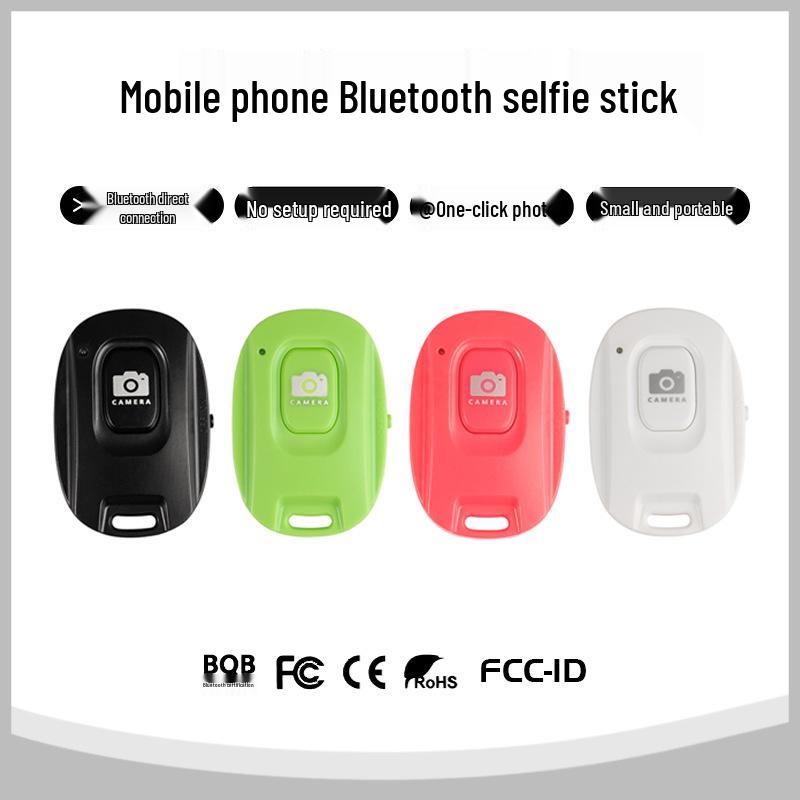Wireless Bluetooth Selfie Remote: One-Button Control for Photos & Videos