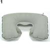 1Pc Inflatable Travel Air Cushion Neck Rest U Shape Plane Flight Portable Pillow