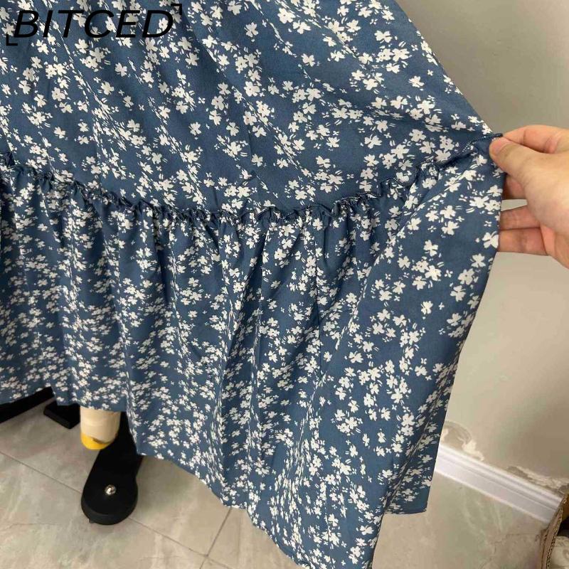BITCED Women's Fashion Casual Floral Print Summer Spring Skirt