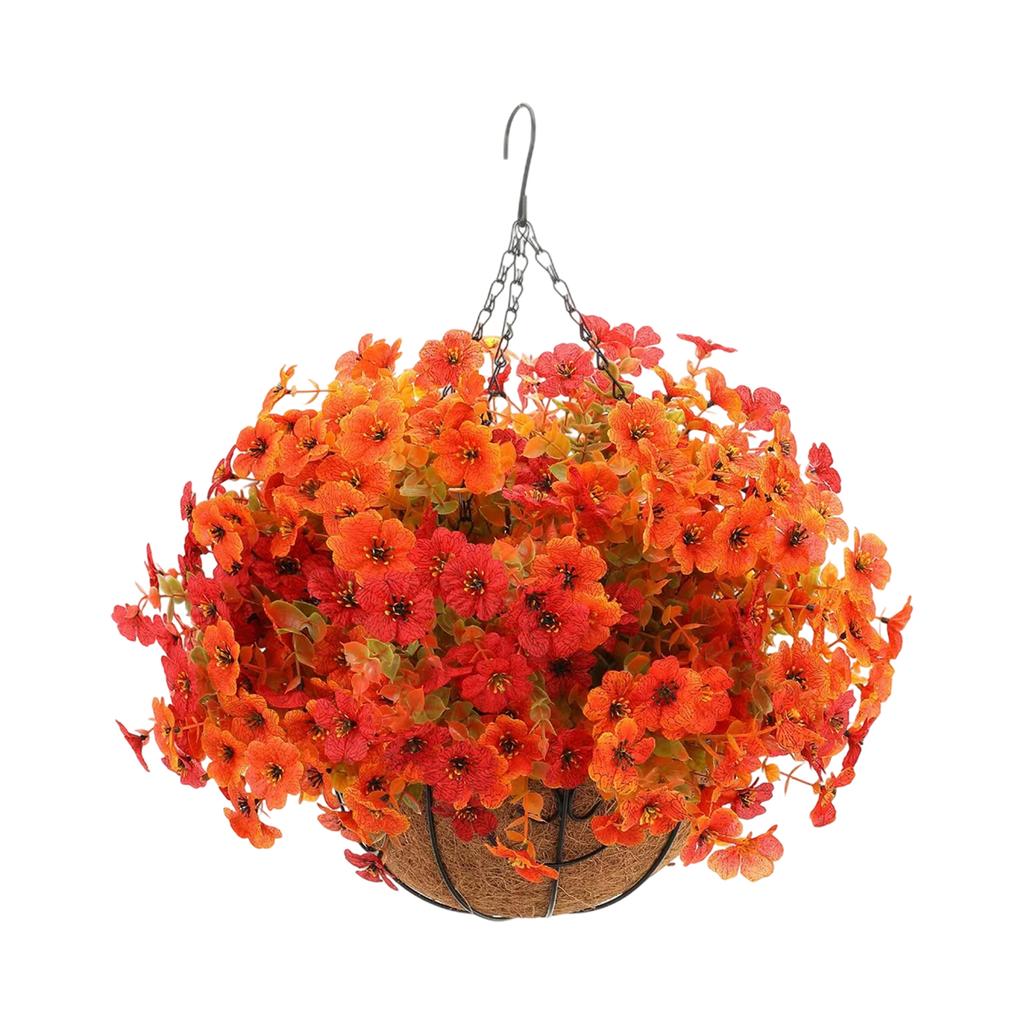 Simulated Flower Basket Decoration Flower Basket Spring Simulated Flower Decoration