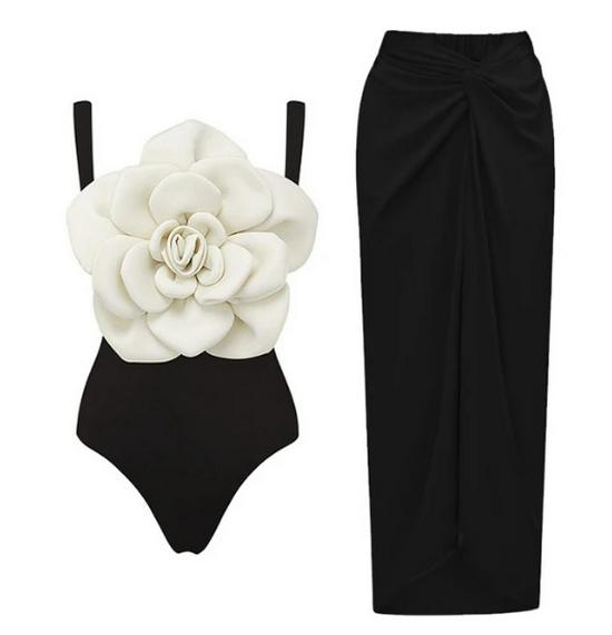 

Европейский и американский горячий стиль Модный слитный купальник - Женский 2025 Тренд Инс стиль Купальник S