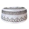 Embroidery Beanie Hat for Students Adult Muslims Foldable Casual Hat Handmade Embroidery Pray Keep Traditional Pray Hat