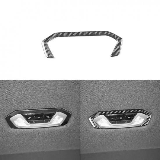 1Pcs Real Carbon Fiber Rear Reading Lights Trim For BMW 4 Series M4 G22 G82 G83