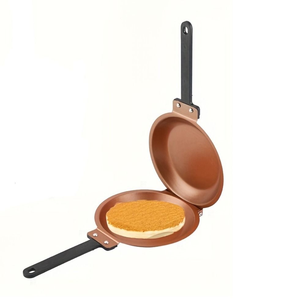 Non-stick Flip Frying Pan with Long Handle Muffin Pan Kitchen Utensils Pancake Maker  Breakfast