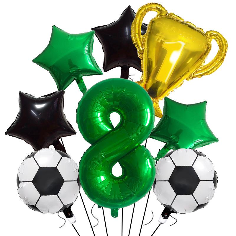 Football Champion Trophy Balloon Set World Cup Themed Party Decoration Children'S Birthday Party Photo