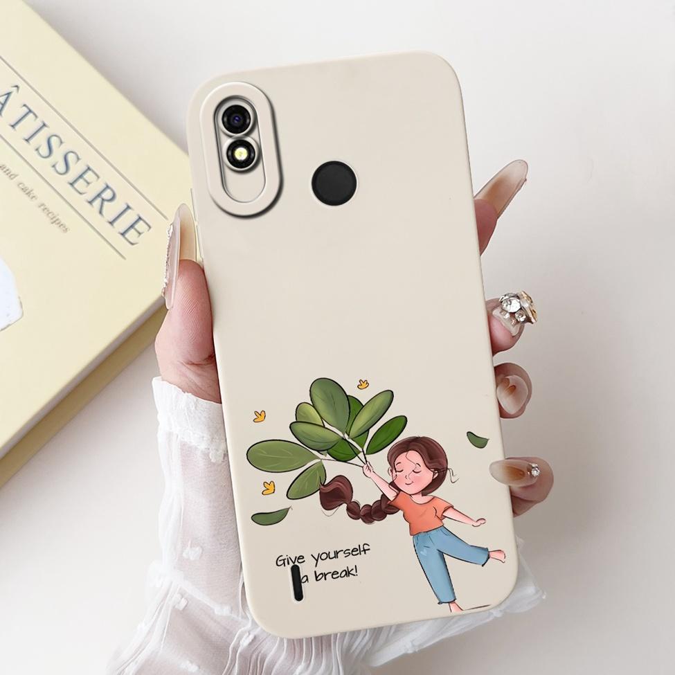

For Tecno Pop 2 Plus Case BA2 RB8S Silicone Cute Fashion Butterfly Flowers Love Painted Cover For Techno Pop 2 Plus Phone Case Tecno Pop 2 Plus