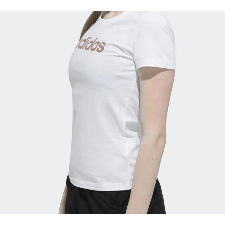 Adidas Originals Trefoil Round Neck T-Shirt Women Tops White EC4745