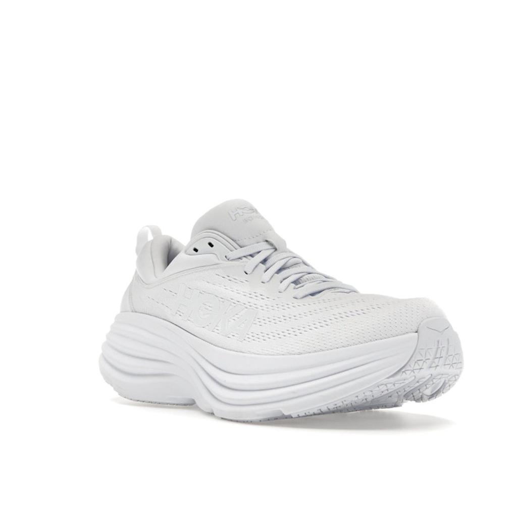 HOKA Bondi 8 Triple White Pánské tenisky 1123202-WWH