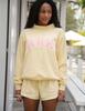 Embroidered Women's Half-High Collar Loose Pullover Sweatshirt, Long-Sleeved Winter Top