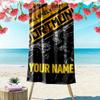 Asciugamano da Spiaggia con Stampa Personalizzata Borussia Dortmund, Asciugamano Grande Morbido Asciugatura Rapida per Spiaggia Campeggio Nuoto