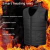 Outdoor Warm Clothing Heated For Riding Skiing Fishing Charging Via Heated Coat