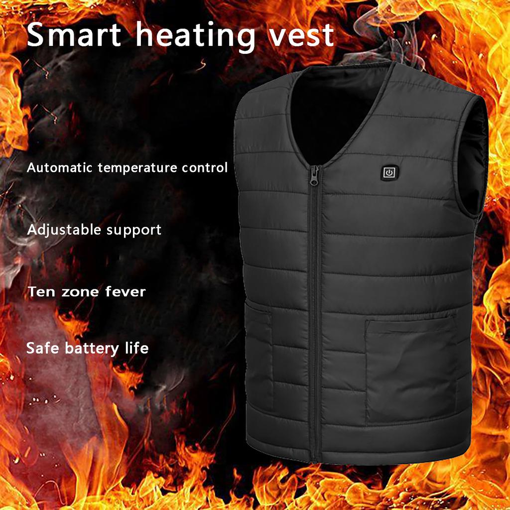 Outdoor Warm Clothing Heated For Riding Skiing Fishing Charging Via Heated Coat