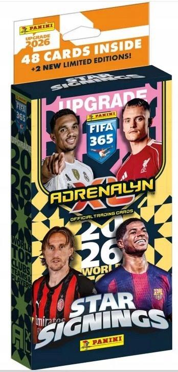 Karty panini fifa 365 adrenalyn xl 2026 star signing 48 kart + 2 limitowane
