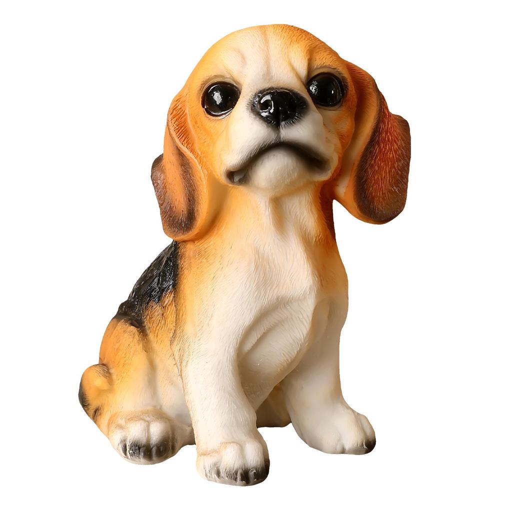 Resin Dog Figurine Basket - Home Decoration Ornament (Poodle, Myna, Bulldog)