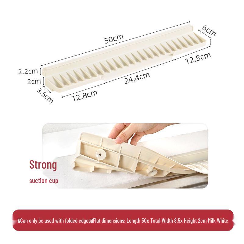 Silicone Faucet Splash Guard Pad - Folding Edge Sink Mat & Water Stopper.