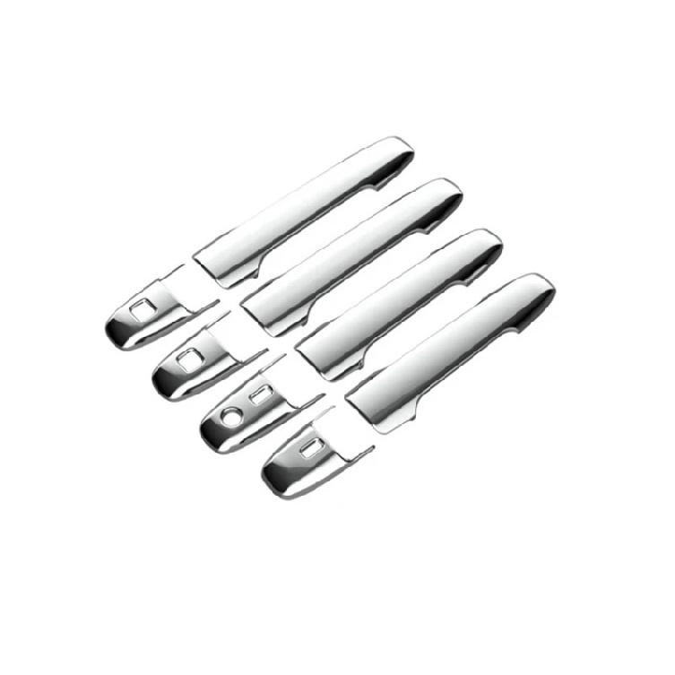 For Daihatsu Move 2025 2026 Car Accessories ABS Chrome Door Handle Cover Without Smart Key Hole Catch Cap Trim