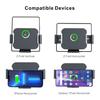 15W Car Wireless Charger Qi Smart Phone Charging Holder For Fold Screen Big Pad