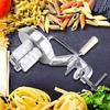 Practical Aluminum Pastas Press Set Manual Operation Easy Cleaning Pastas Press Tool For Family Cooking Enthusiasts