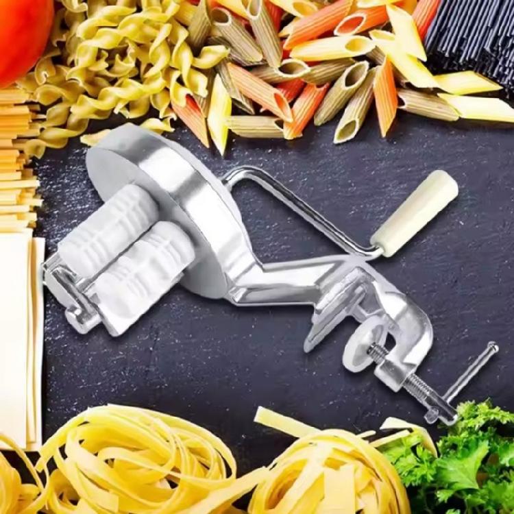 Practical Aluminum Pastas Press Set Manual Operation Easy Cleaning Pastas Press Tool For Family Cooking Enthusiasts