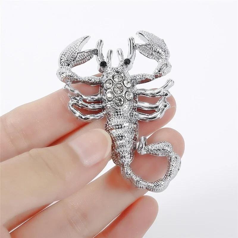 Funny 3D Scorpion Car Styling Sticker Cool Metal Emblem Decal Badge Stickers Silver/Gold