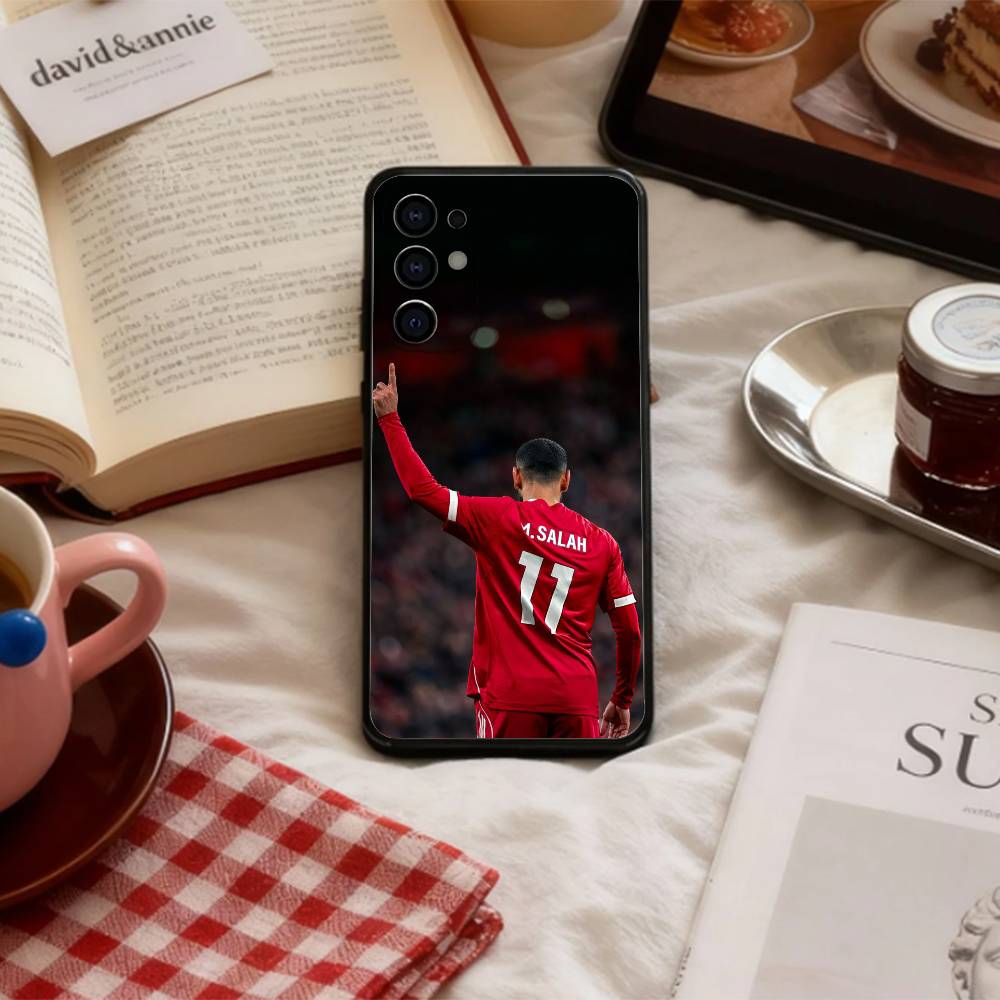 

Football M-Mohamed S-Salah 10 Phone Case For Samsung S 25,24,23,22,30,21,10,9,Ultra,Plus,Lite,FE,4,5 G Soft Black Case Samsung S21plus