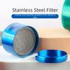Zinc Alloy 4-Layer Grinder Non-Stick Coated Pollen Scraper Portable Grinder 40mm Size Metal Grinder Rolling Accessories
