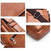 PU Leather Shoulder Bags for Men Crossbody Bag Travel Office Business Bag