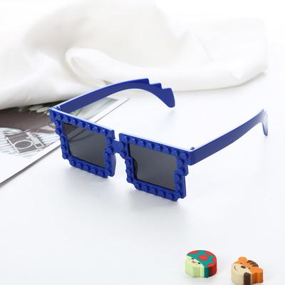Ochelari de soare noi la modă tip piese de construcție Unisex Noutate Piese de construcție Ochelari Cadouri pentru Nuntă Petrecere de Ziua de Naștere Materiale de Decor Recuzită